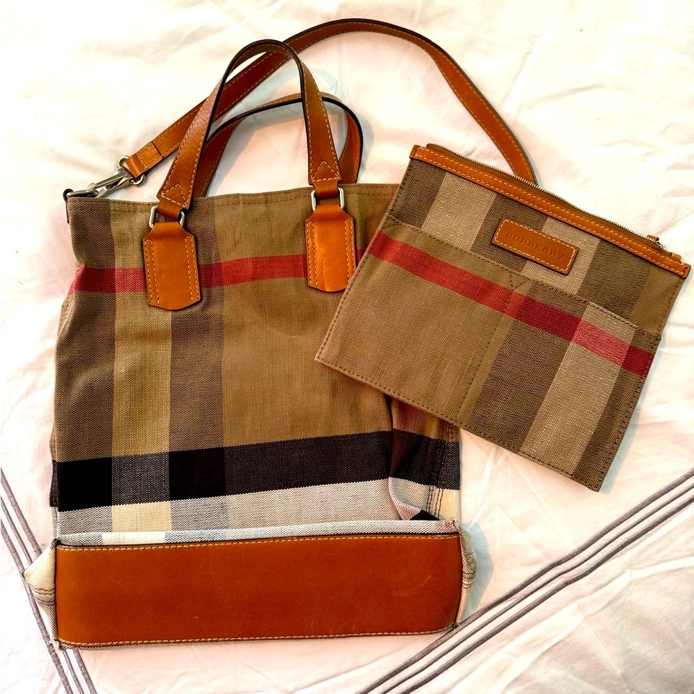 Burberry Multicolor Check Crossbody Bag - Picture 3 of 6